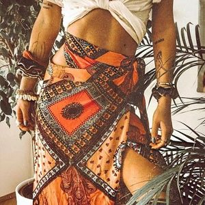 XS Boho Maxi Skirt